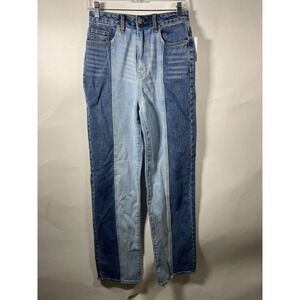 PacSun 90s Boyfriend Jeans Two Tone Denim Straight Leg‎ Womens Size 27